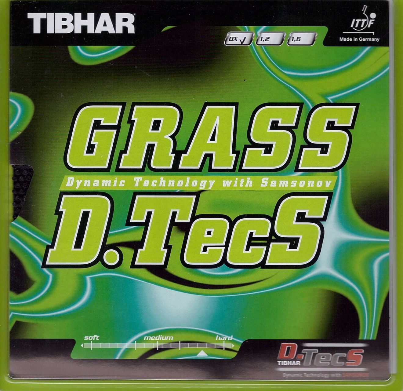 Tibhar Накладка Grass D.Tecs Red 0X