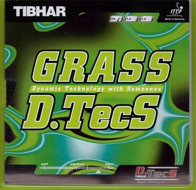 Tibhar Накладка Grass D.Tecs Red 0X